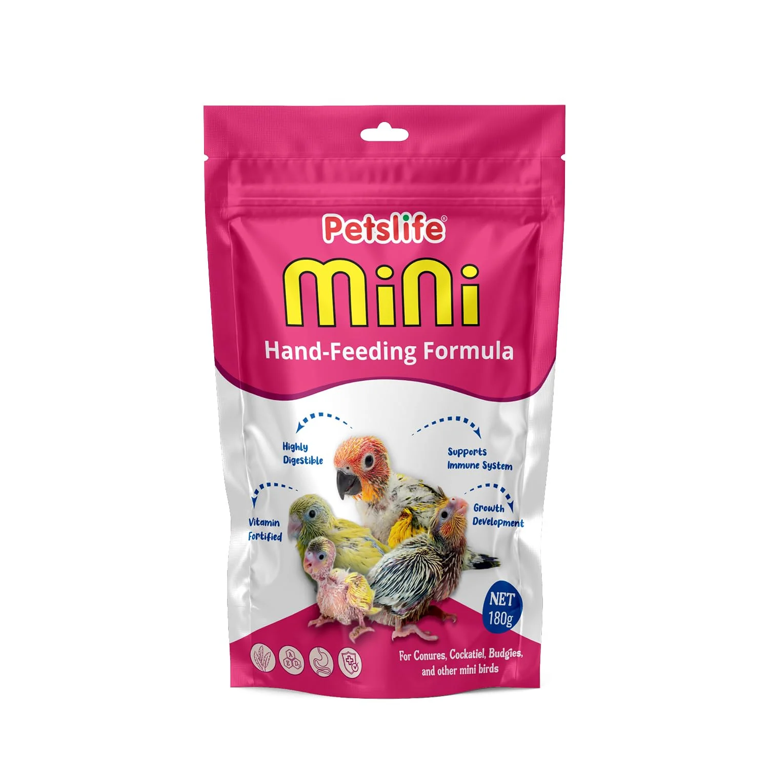 61kF+7PUbDL._SL1500_ Petslife Hand Feeding Formula (180g) - Image 1